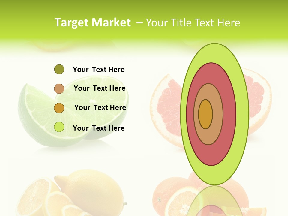 Juicy Reflection Sweet PowerPoint Template