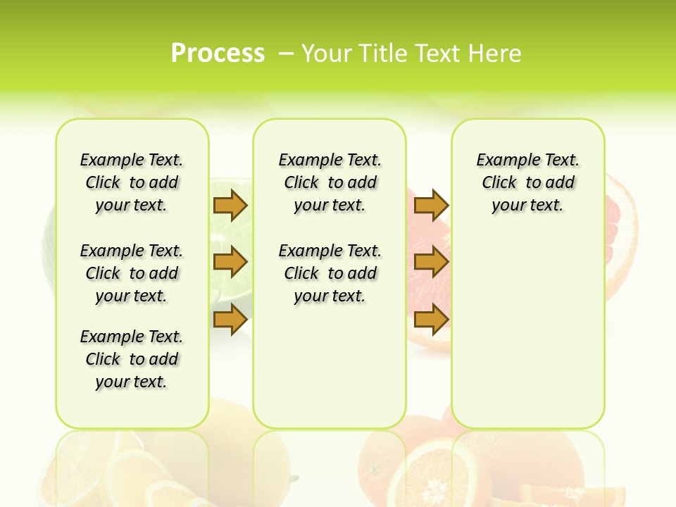 Juicy Reflection Sweet PowerPoint Template
