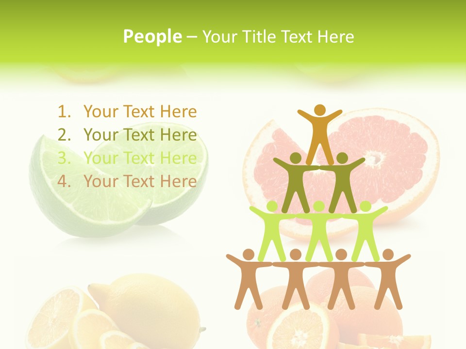 Juicy Reflection Sweet PowerPoint Template