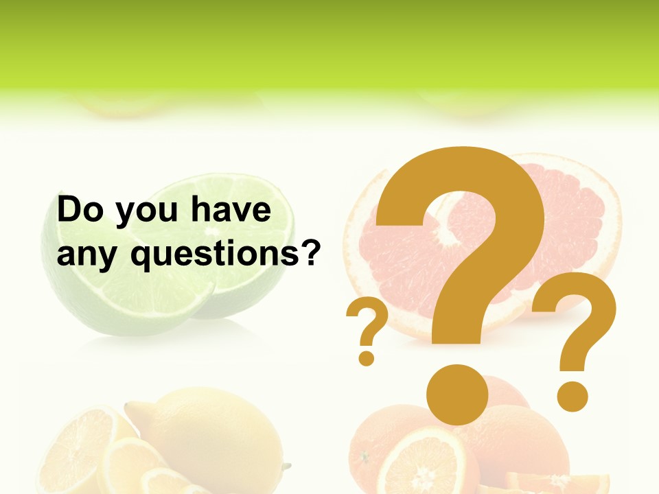 Juicy Reflection Sweet PowerPoint Template