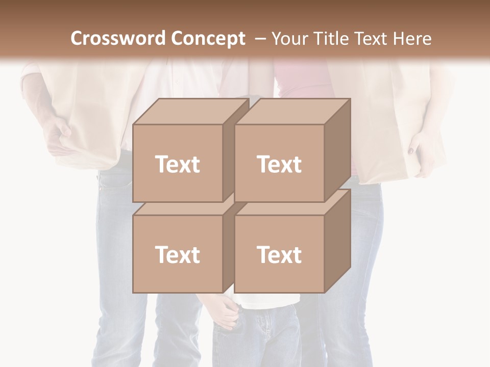 Caucasian Female Cute PowerPoint Template