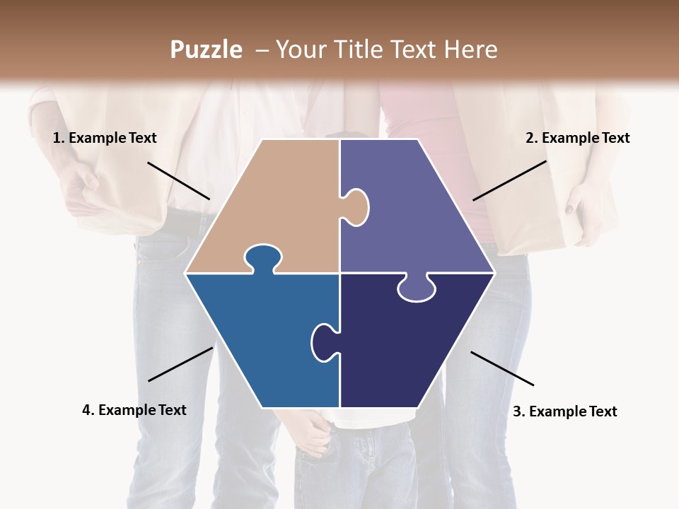 Caucasian Female Cute PowerPoint Template