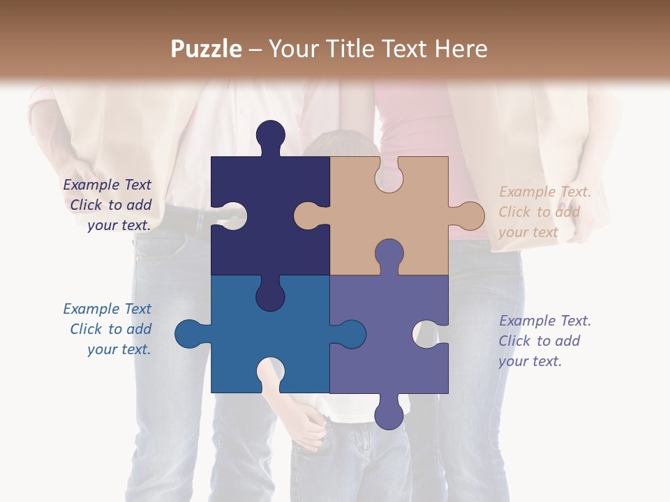 Caucasian Female Cute PowerPoint Template