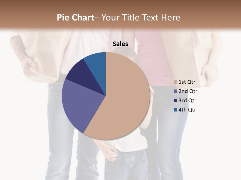 Caucasian Female Cute PowerPoint Template