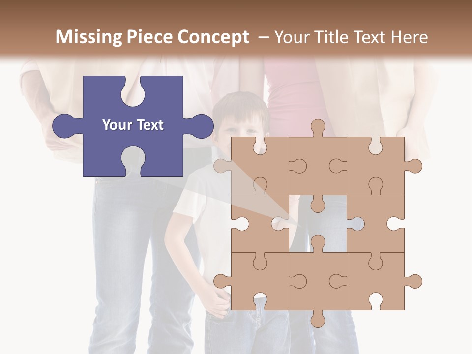 Caucasian Female Cute PowerPoint Template