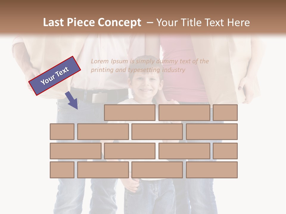 Caucasian Female Cute PowerPoint Template