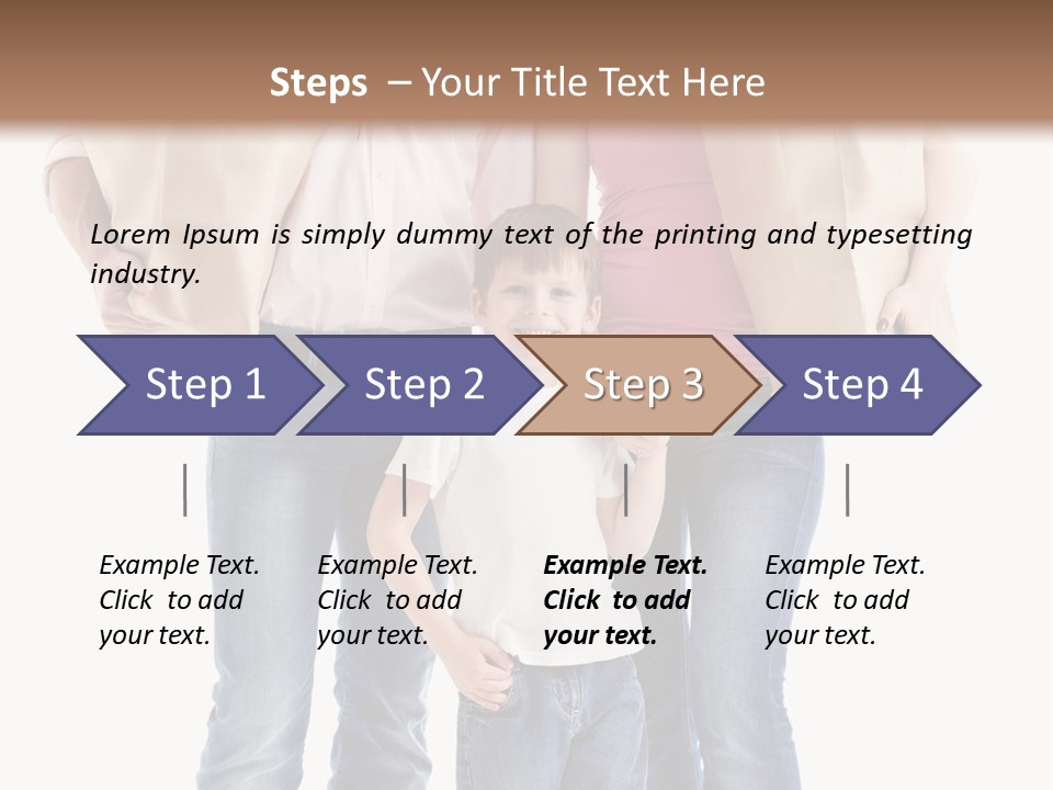 Caucasian Female Cute PowerPoint Template