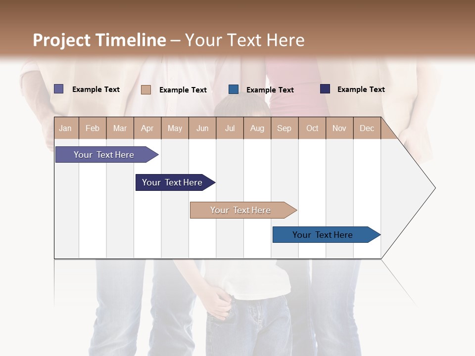 Caucasian Female Cute PowerPoint Template