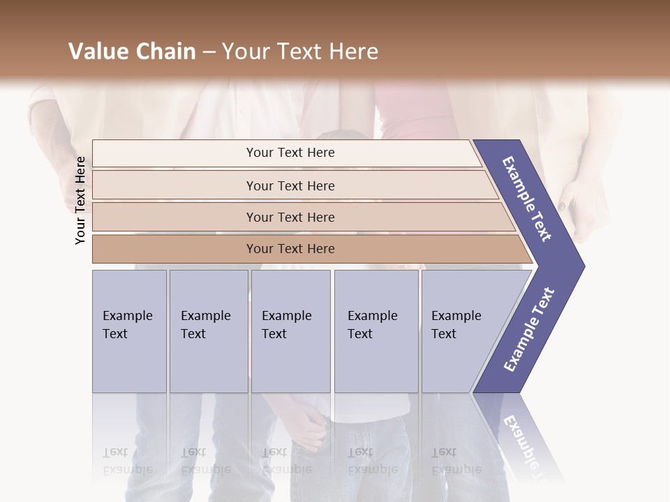 Caucasian Female Cute PowerPoint Template