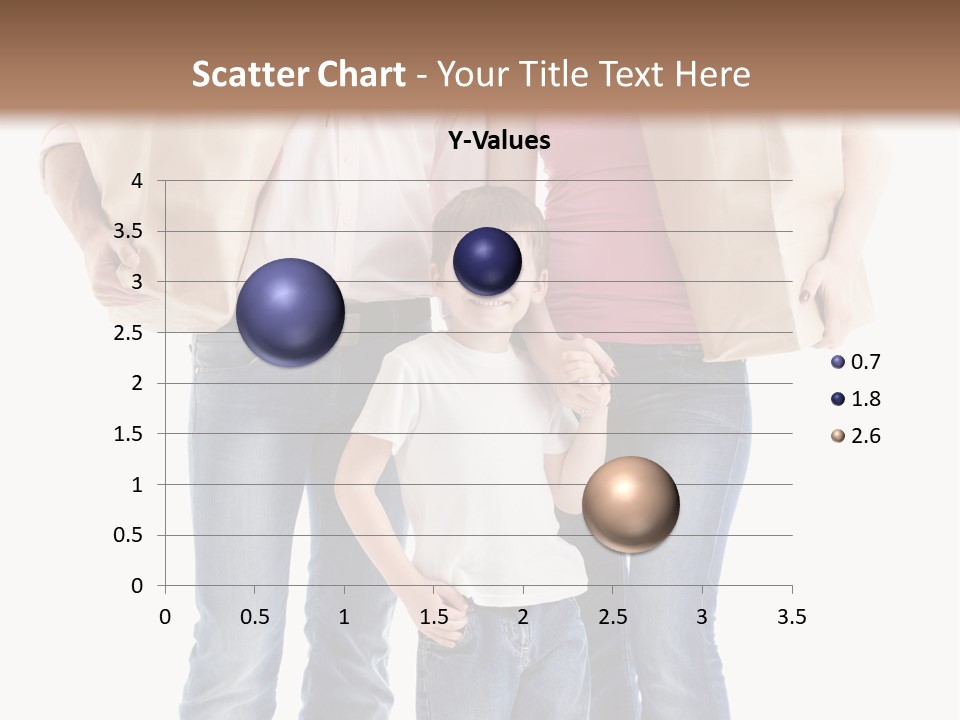 Caucasian Female Cute PowerPoint Template