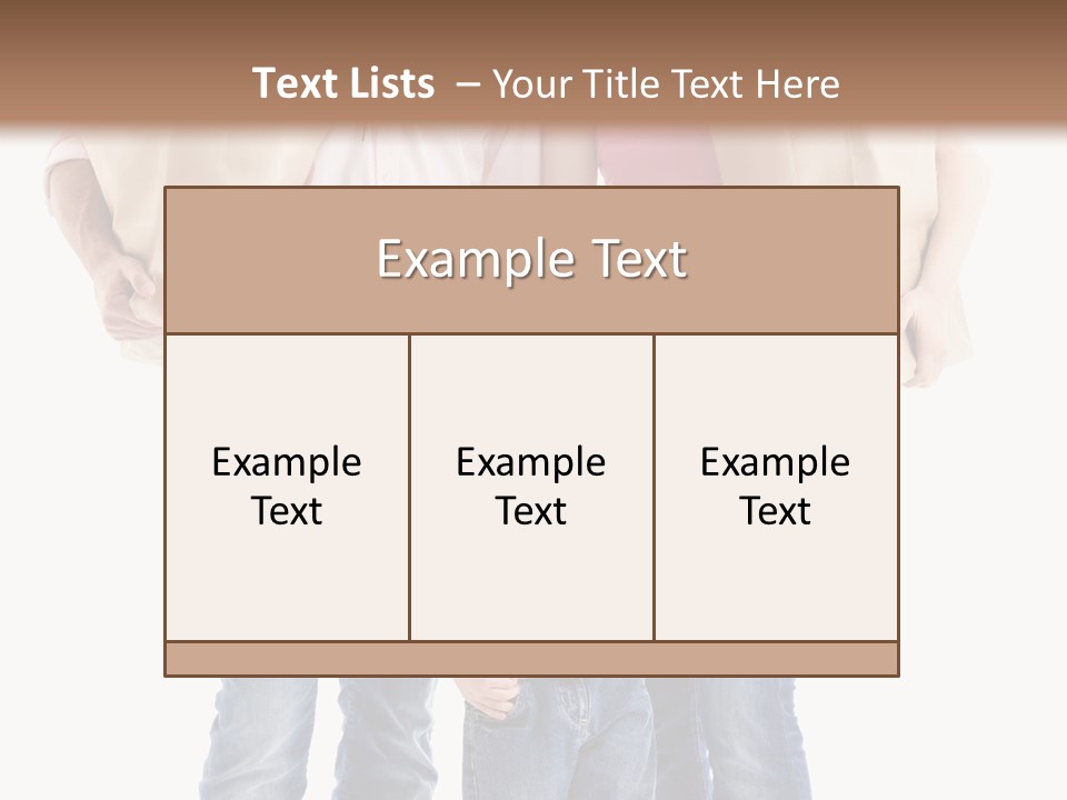 Caucasian Female Cute PowerPoint Template