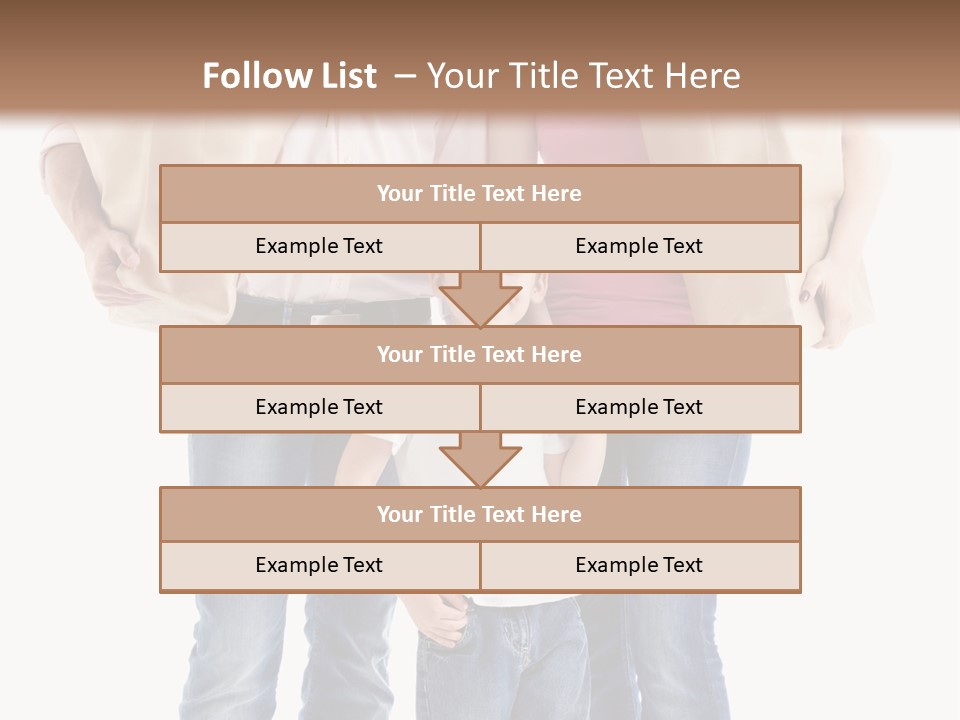 Caucasian Female Cute PowerPoint Template