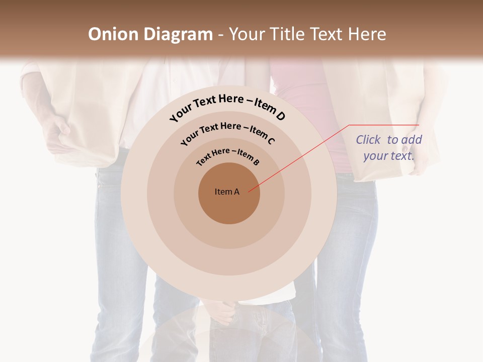 Caucasian Female Cute PowerPoint Template