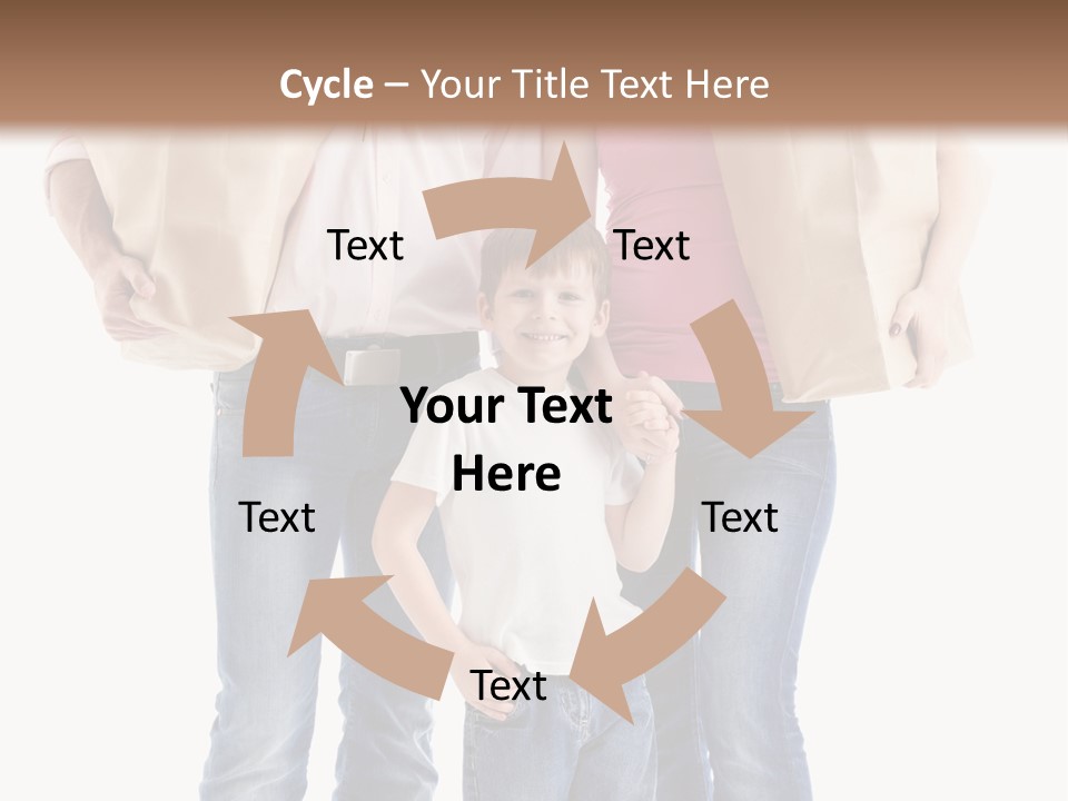 Caucasian Female Cute PowerPoint Template