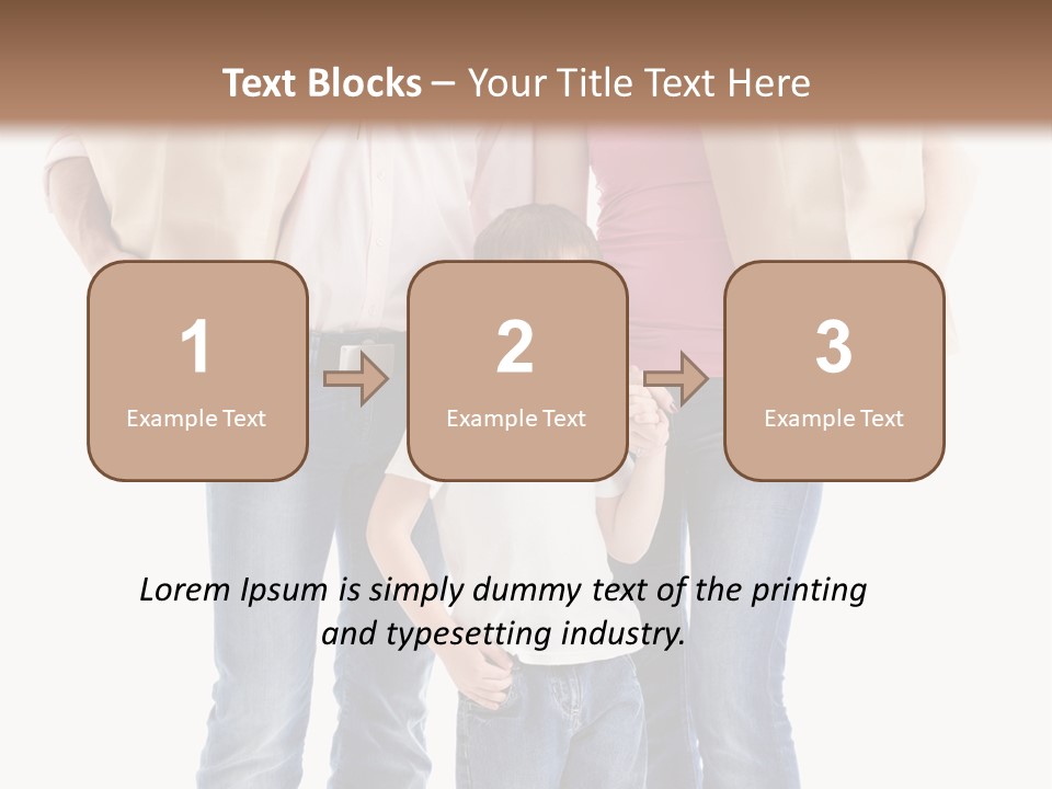 Caucasian Female Cute PowerPoint Template