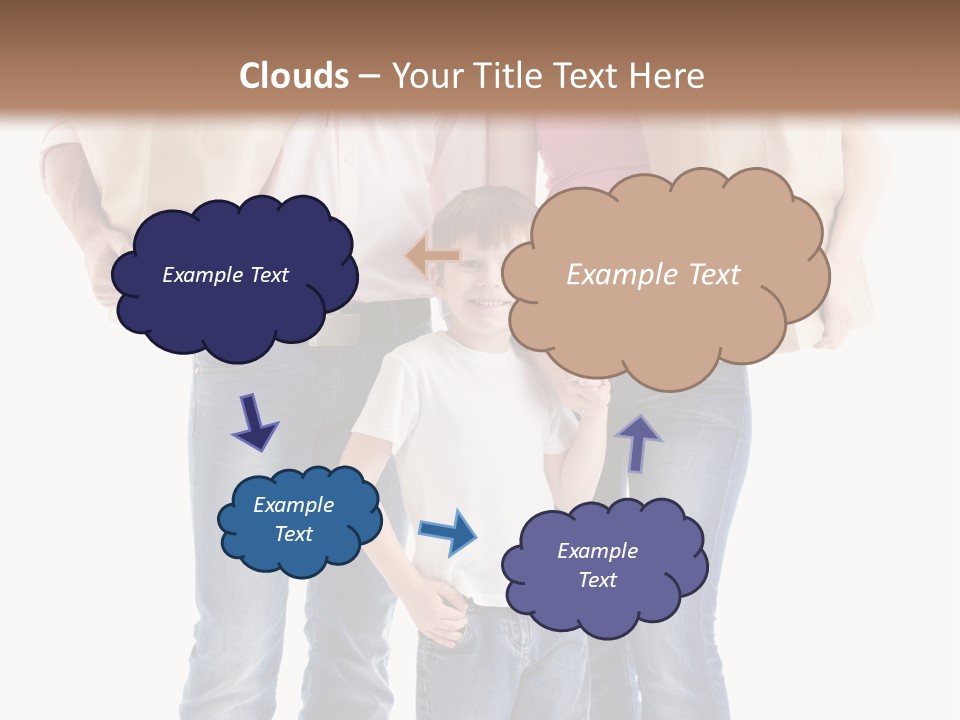 Caucasian Female Cute PowerPoint Template