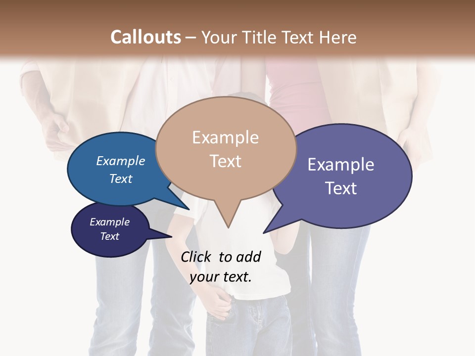 Caucasian Female Cute PowerPoint Template