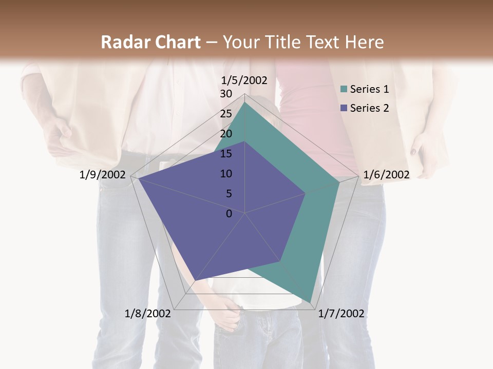Caucasian Female Cute PowerPoint Template