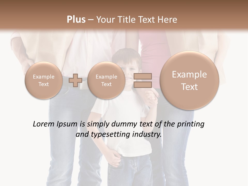 Caucasian Female Cute PowerPoint Template