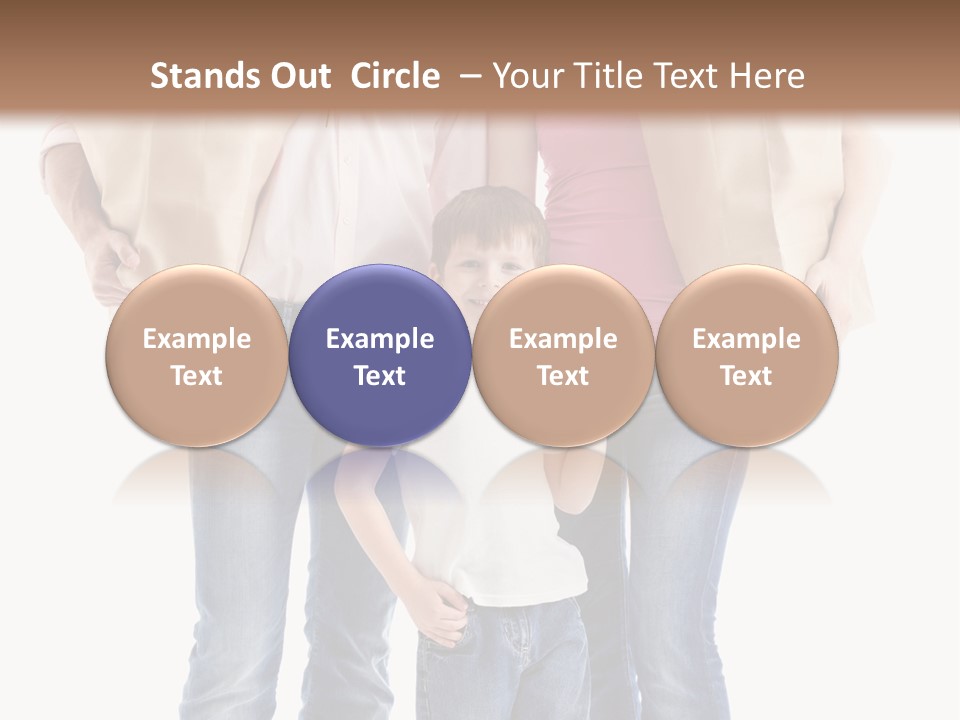 Caucasian Female Cute PowerPoint Template