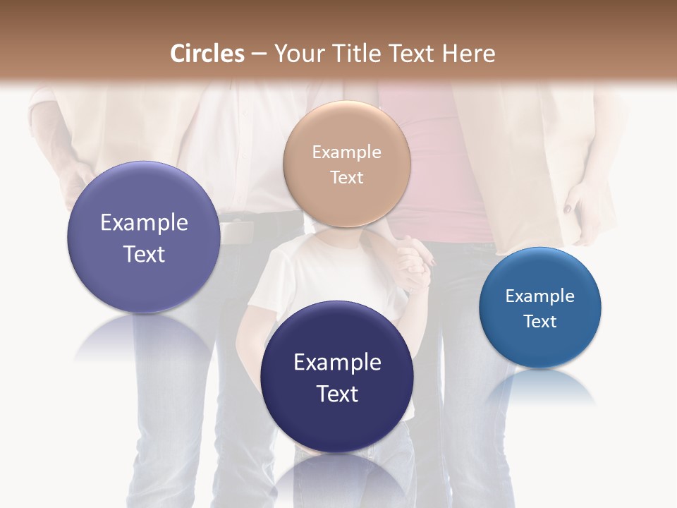 Caucasian Female Cute PowerPoint Template