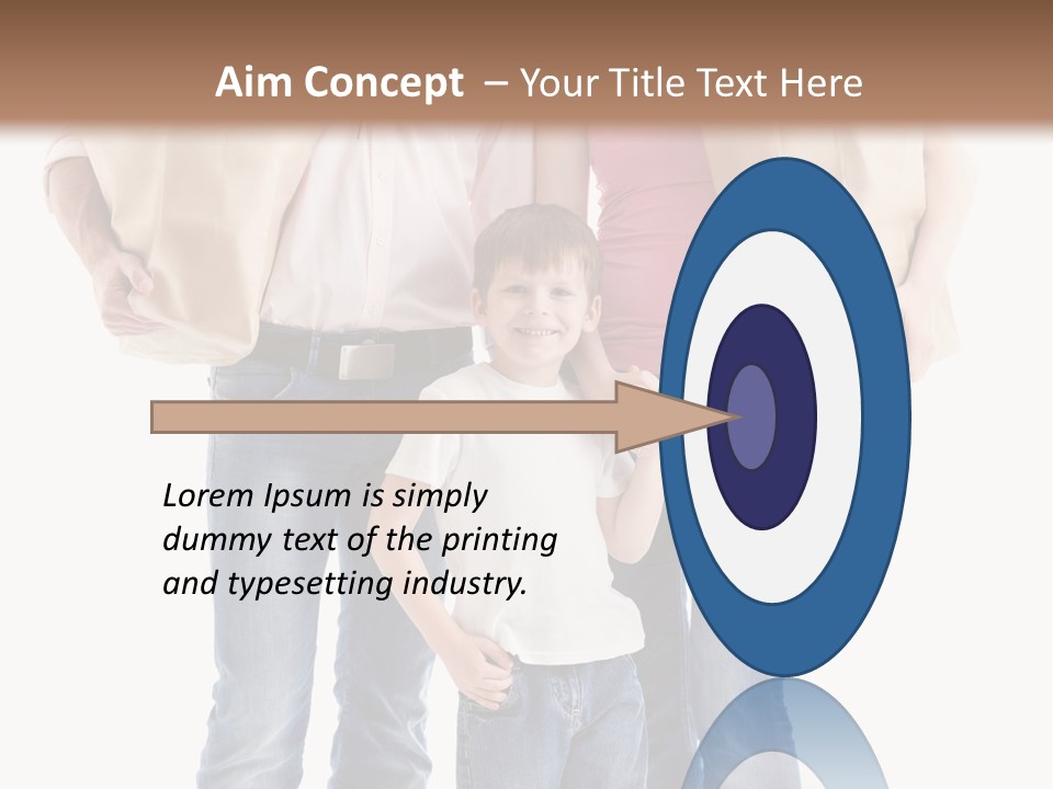 Caucasian Female Cute PowerPoint Template