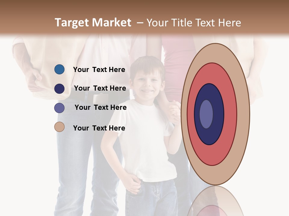 Caucasian Female Cute PowerPoint Template