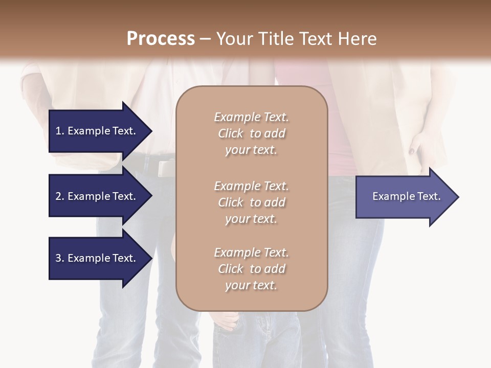 Caucasian Female Cute PowerPoint Template