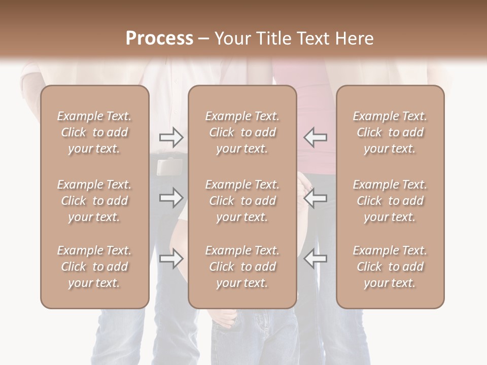 Caucasian Female Cute PowerPoint Template