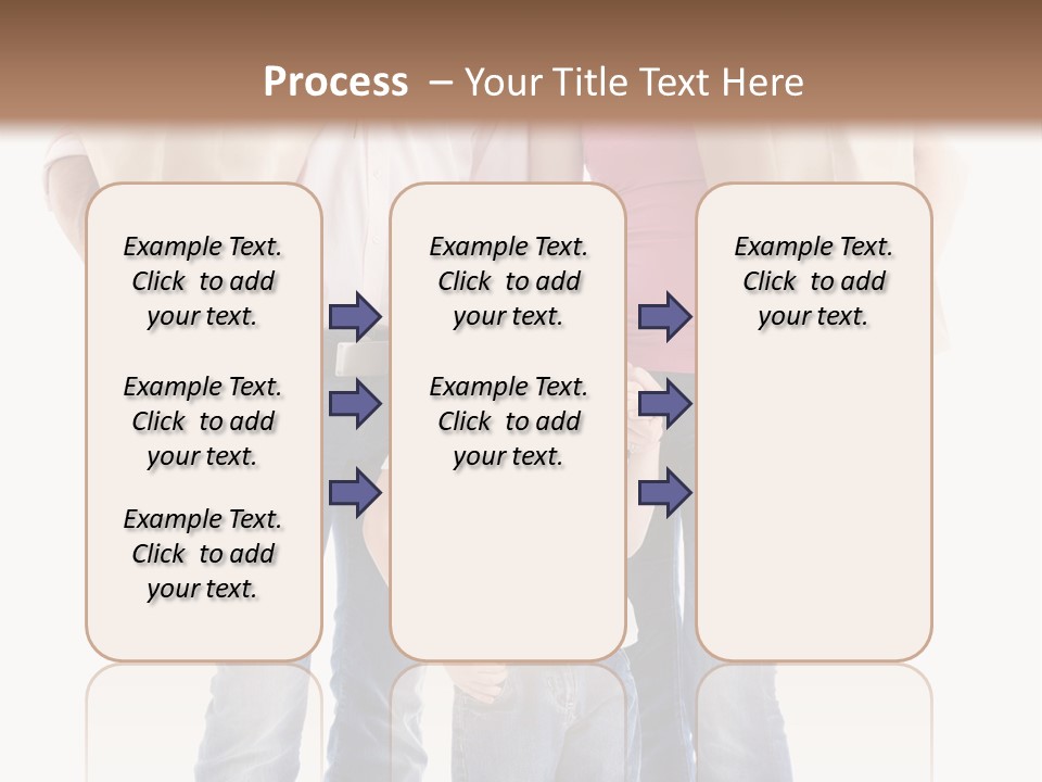 Caucasian Female Cute PowerPoint Template