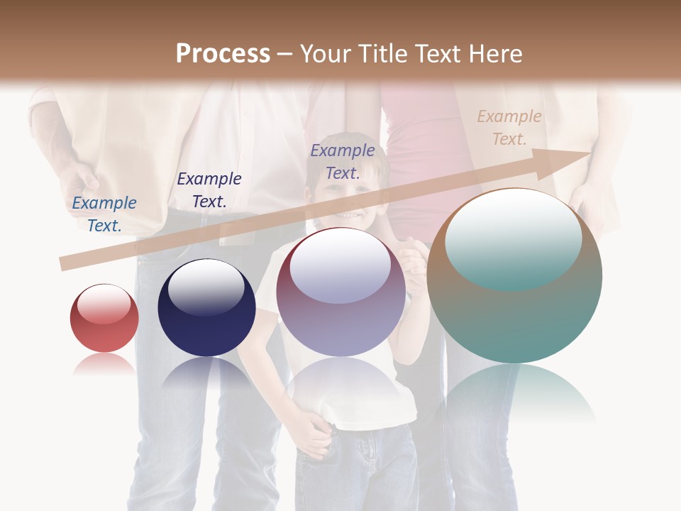 Caucasian Female Cute PowerPoint Template