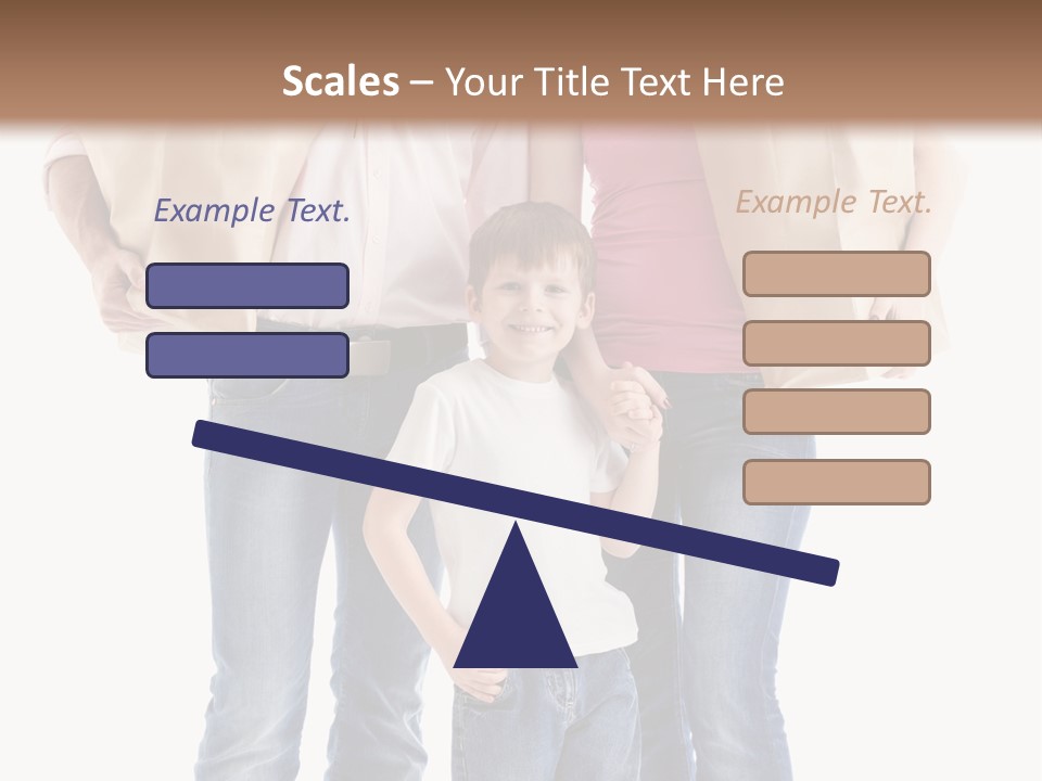 Caucasian Female Cute PowerPoint Template