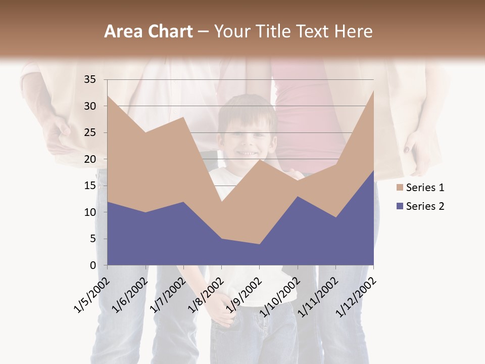 Caucasian Female Cute PowerPoint Template