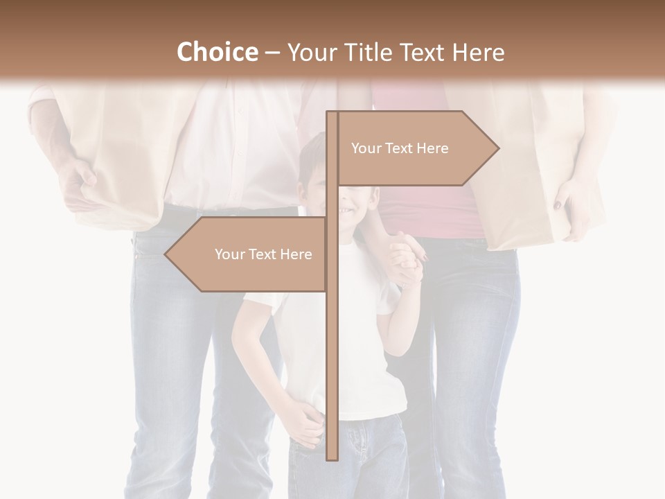 Caucasian Female Cute PowerPoint Template