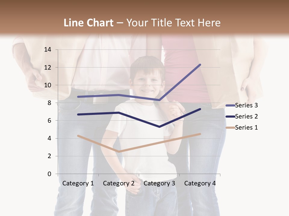 Caucasian Female Cute PowerPoint Template