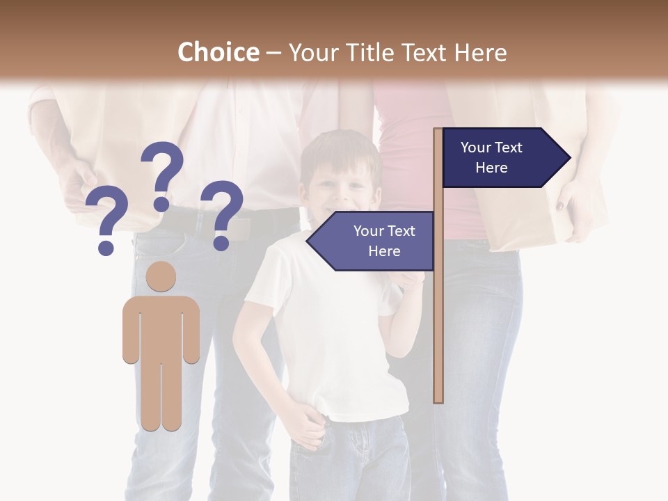 Caucasian Female Cute PowerPoint Template