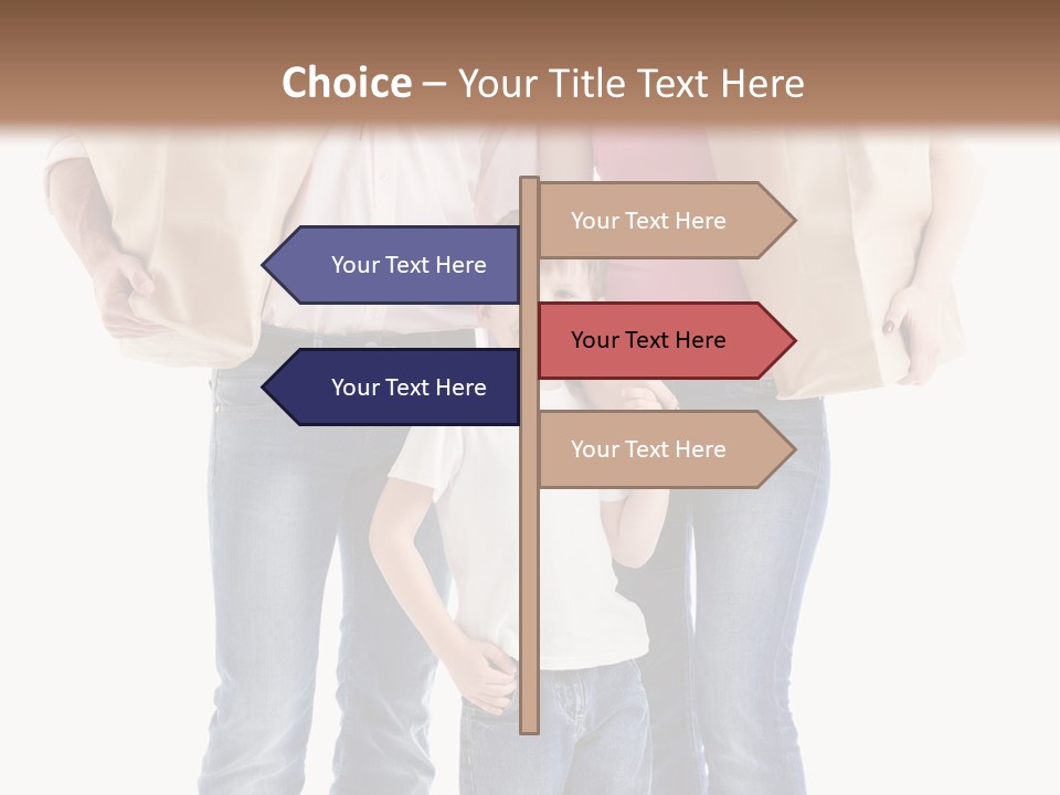 Caucasian Female Cute PowerPoint Template