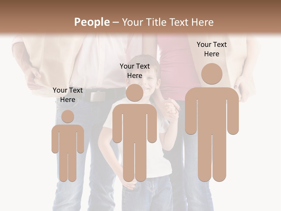 Caucasian Female Cute PowerPoint Template