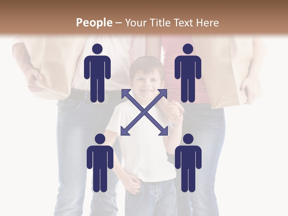 Caucasian Female Cute PowerPoint Template