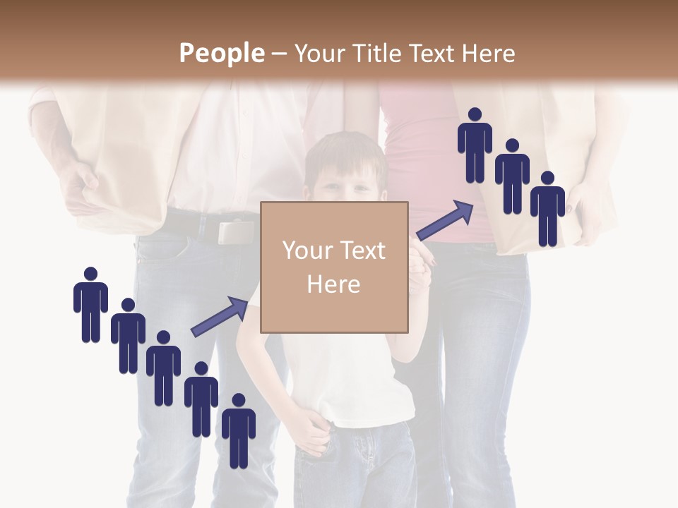 Caucasian Female Cute PowerPoint Template