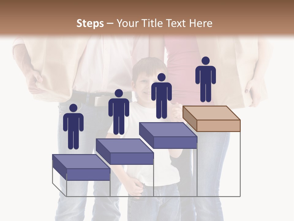 Caucasian Female Cute PowerPoint Template