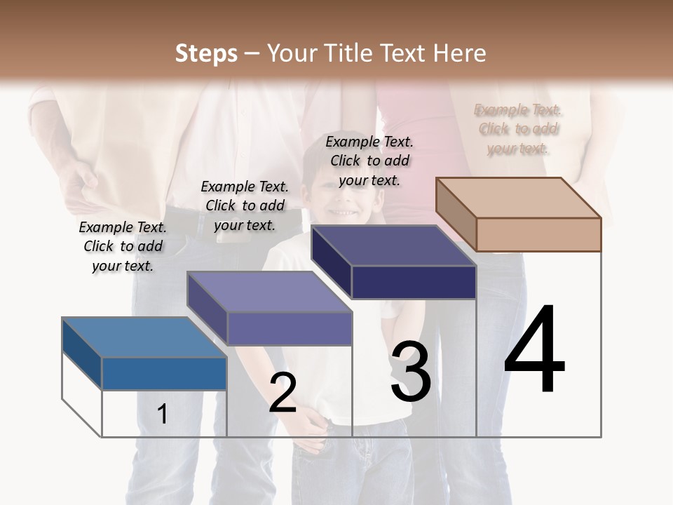 Caucasian Female Cute PowerPoint Template