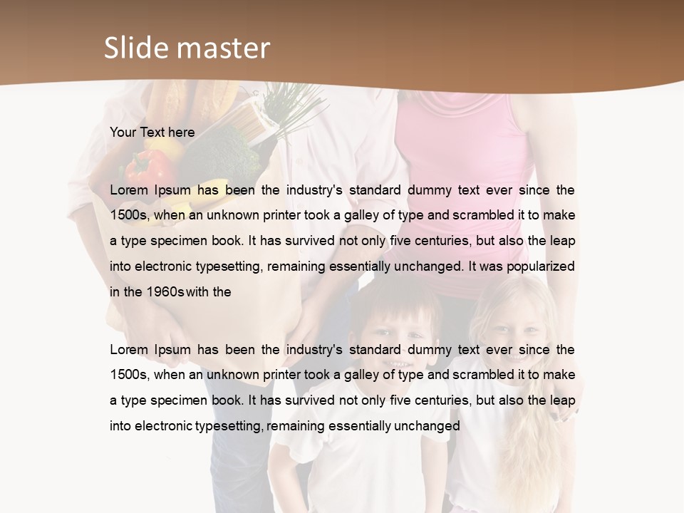 Buying Kid Child PowerPoint Template