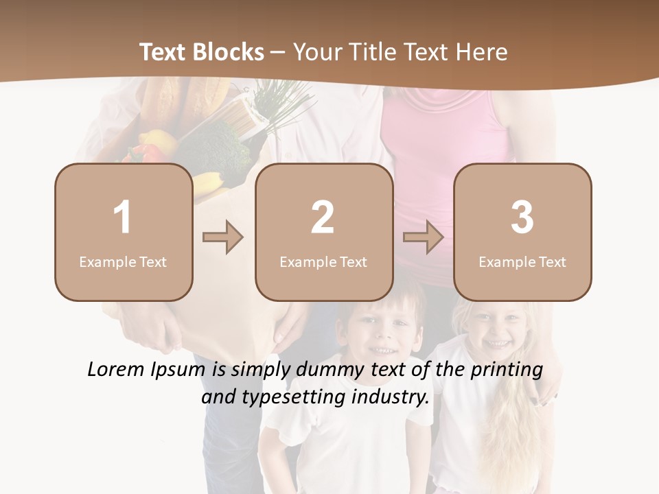 Buying Kid Child PowerPoint Template
