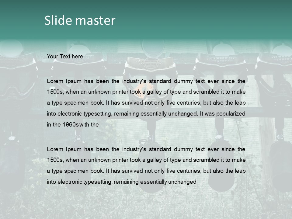 Military Protection Uniform PowerPoint Template