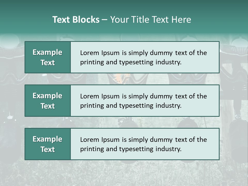 Military Protection Uniform PowerPoint Template