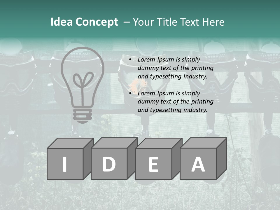 Military Protection Uniform PowerPoint Template