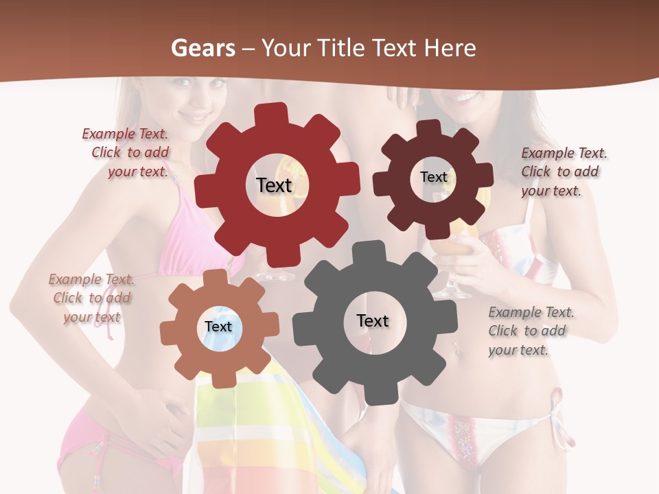 S Cute Sunglasses PowerPoint Template