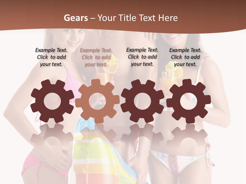 S Cute Sunglasses PowerPoint Template