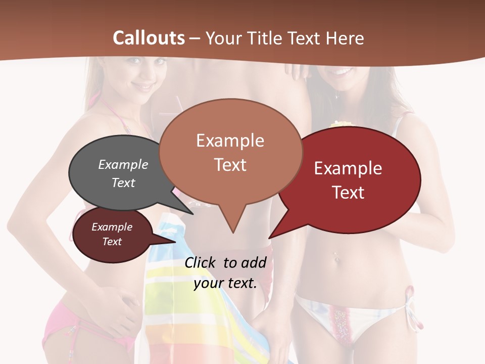 S Cute Sunglasses PowerPoint Template